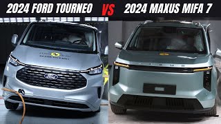 2024 MAXUS MIFA 7 vs Ford Tourneo Custom Euro NCAP Crash Test Comparison [upl. by Brawner]