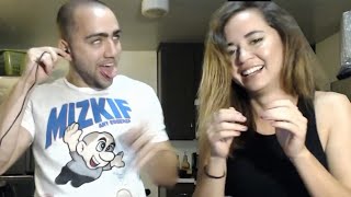 Mizkif amp Maya Higa in california all highlights Maya Higa finds out about Mizkif old twitter DMs [upl. by Lorrac951]