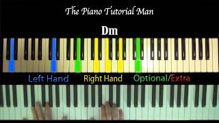 How to Play  Locked out of Heaven by Bruno Mars  Piano and vocals  PTM [upl. by Nylednarb]