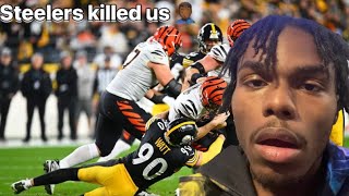 Cincinnati Bengals vs Pittsburgh Steelers Reaction [upl. by Rambert]