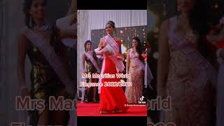 Mrs Mauritius World Elegance 20222023 Sonam Beehuspoteea Sookaloo [upl. by Hoem]