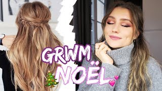 GRWM NOËL MAKEUP  COIFFURE [upl. by Ohara743]