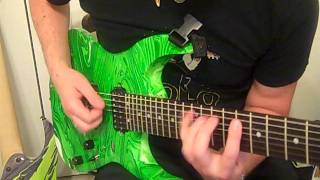 TEH SHREDS on my green swirled Ibanez RG7421 D Sonic and Air Norton [upl. by Haman]