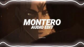 montero call me by your name  lil nas x edit audio [upl. by Nner]