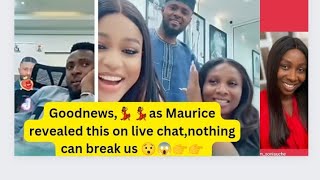 Goodnews💃🏾 Maurice revealon live chat with Sonia nothing can break us😯😱👉👉celebrity viraltrend [upl. by Darsie]