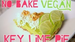 NoBake Vegan Key Lime Pie  Cheap Clean Eats [upl. by Anauqahc934]