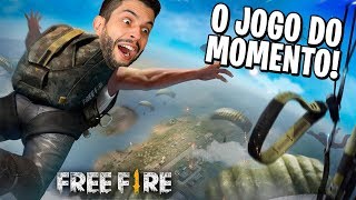 FREE FIRE O JOGO QUE TODO MUNDO ESTÁ JOGANDO Battle Royale [upl. by Ainorev]