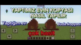 Minecraft Ev Nasıl Kopyalanır 🏠quotçok basit [upl. by Solrak]