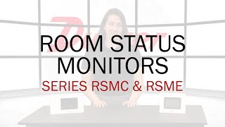 Room Status Monitors  Series RSMC amp RSME [upl. by Cardon]