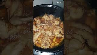 Adobong pininyahang manokAng sarap😋😋😋lutongbahay cookingathome cookingshorts cooking [upl. by Latsryc]