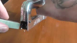 how to load your t50 arrow stapler [upl. by Aretak]