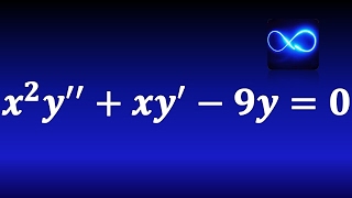 107 Ecuación diferencial de Cauchy Euler EJERCICIO RESUELTO [upl. by Aneral]