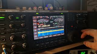 VK9CV COCOS KEELING ISL DXPEDITION 2024 ON 21 MHZ CW [upl. by Einalam]