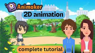 Animaker Tutorial for Beginners in Hindi  Animakercom How to Use  ONLINE WORKER TEACH [upl. by Sadirah]