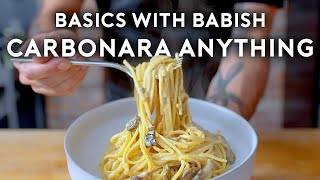 Foolproof Carbonara  Basics with Babish [upl. by Krystin36]