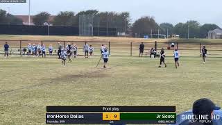 Jr Scots vs IronHorse Dallas 20241103 [upl. by Asseralc]