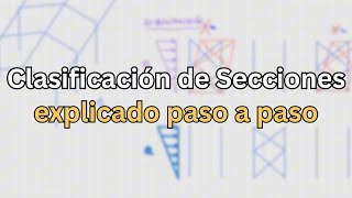 Clasificación de Secciones en Viga IPE 500  Tecnología de Estructuras ULL amp ULPGC [upl. by Ahseat]