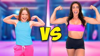 Kids vs Adults Gymnastics Challenge ft Salish Matter [upl. by Boor]