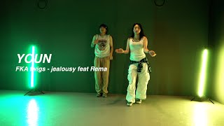 I FKA twigs  jealousy feat Rema l YOUN l PLAY THE URBAN [upl. by Richey]