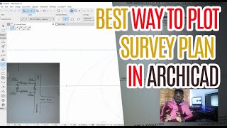 How To Plot Survey Plan In ArchiCAD In 5 minutes  Swift Architecture [upl. by Hahcim]