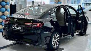 All new Toyota Vios  13L Luxury Sedan  Attitude Black Mica Color [upl. by Aissirac755]