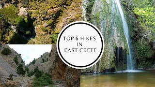 Top 6 Hikes to do When Visiting East Crete  Greece Crete Travel Guide [upl. by Traci814]