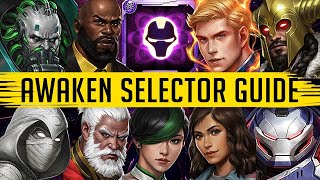 FREE AWAKEN HERO SELECTOR BEST HEROES  Marvel Future Fight [upl. by Nicole278]