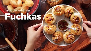 How To Make Fuchka  Pani Poori  Golgappa Recipe [upl. by Dott]