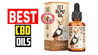 ✅Top 5 Best CBD Oils for Dogs in 2024 [upl. by Decima]