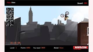 How to play Box10 BMX game  Free online games  MantiGamescom [upl. by Cony]