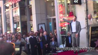 Jon Cryer singing at his star ceremony on hollywood walk of fame [upl. by Carmena541]