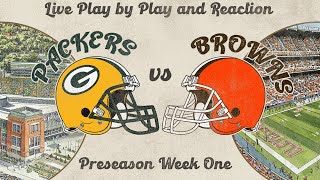 Packers vs Browns Live Play by Play amp Reaction [upl. by Ozzie218]