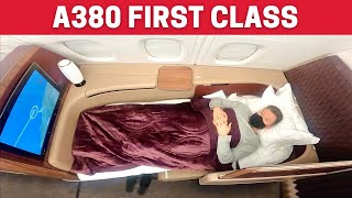 IT’S BACK Qatar Airways A380 First Class Exclusive Review [upl. by Gothard]