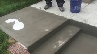 How to easily Resurface Steps  Concrete and Cement work Contractor [upl. by Neehs]