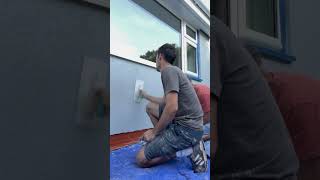 Johnstones silicone render howto plastering rendering [upl. by Airla136]