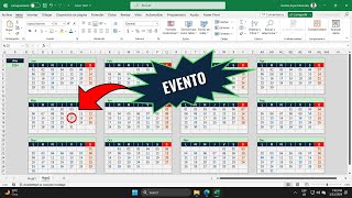 Agenda Automatizada con Eventos y Tareas en Excel  Calendario con una Fórmula Parte 1 de 4 [upl. by Brawner]