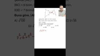 Trigonometri 1  Kosinüs Teoremi keşfet keşfetteyiz tyt yks sınav [upl. by Marieann]