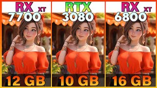 RX 7700 XT vs RTX 3080 vs RX 6800 XT Tested in 10 Games  1440p vs 4K [upl. by Alah260]