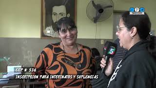 EEP 536 INSCRIPCION A INTERINATOS Y SUPLENCIAS [upl. by Itoyj]