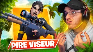 FAIRE TOP 1 avec le PIRE VISEUR sur FORTNITE  Cest une masterclass [upl. by Amat]