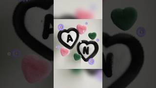 A N name love letter ❤️ WhatsApp status videos 🥀love vairalshort namerts trend ytshorts [upl. by Noyahs791]