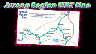 Jurong Region MRT Line🚆Tengah Plantation🚊 Tengah Park 🚊Bukit Batok West🚊 [upl. by Lehmann]