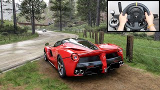 Forza Horizon 5 LaFerrari Thrustmaster TX Steering Wheel Gameplay [upl. by Lyrahs501]