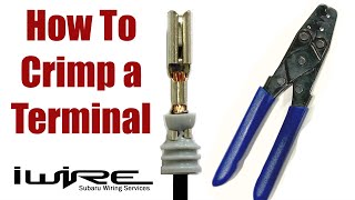 How to Crimp a Terminal [upl. by Suiradal497]