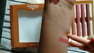 Heng Fang lip color Review  Matte lip color  Heng Feng Dream lip color Review sidra zafar [upl. by Aynodal]