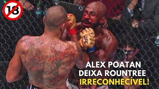 ALEX POATAN NOCAUTEANDO KHALIL ROUNTREE JR Deixou ele irreconhecível [upl. by Karalee]