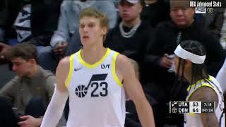 Lauri Markkanen 27 pts 14 reb 5 ast vs Denver Nuggets  20231030 [upl. by Nelda63]