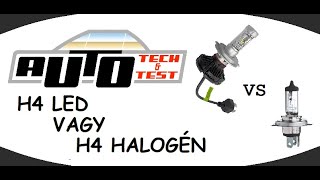 H4 LED VS H4 TUNGSRAM HALOGÉN [upl. by Africah]