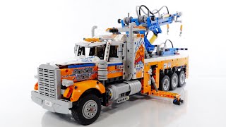 LEGO TECHNIC 42128 HeavyDuty Tow Truck Speed Build [upl. by Natty]