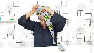 HOW TO TIE BONNET HEAD WRAP [upl. by Ahsienaj]